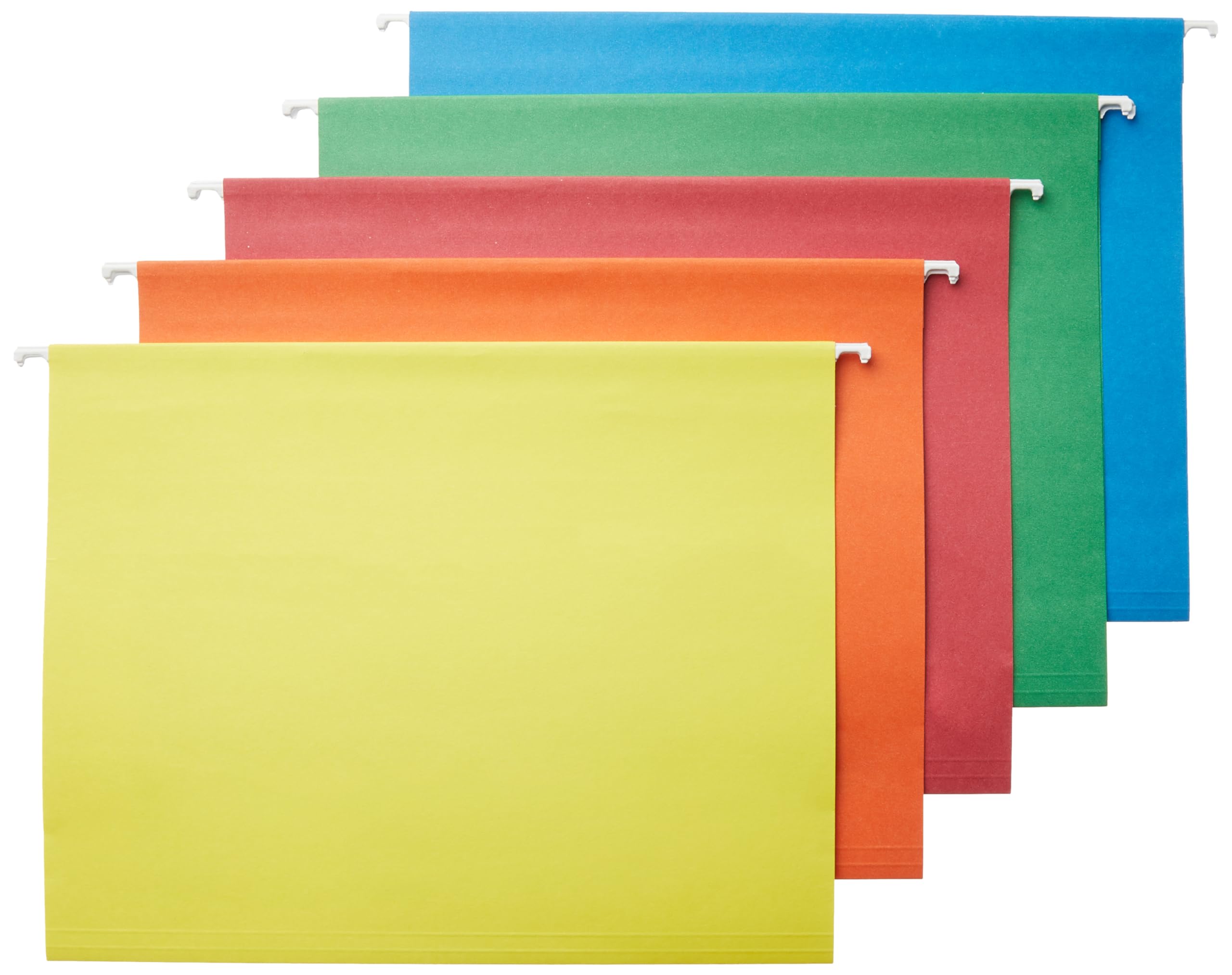 Letter Size Green Hanging File Folders with Adjustable Tabs