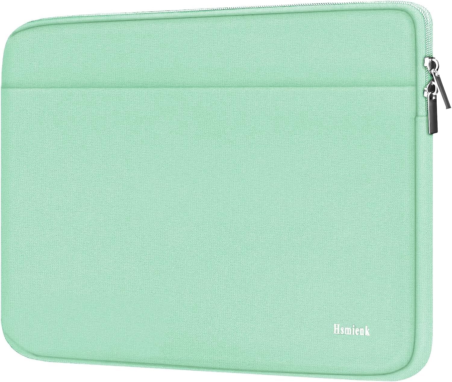 15.6-inch Laptop Sleeve with Accessory Pocket - Cyan