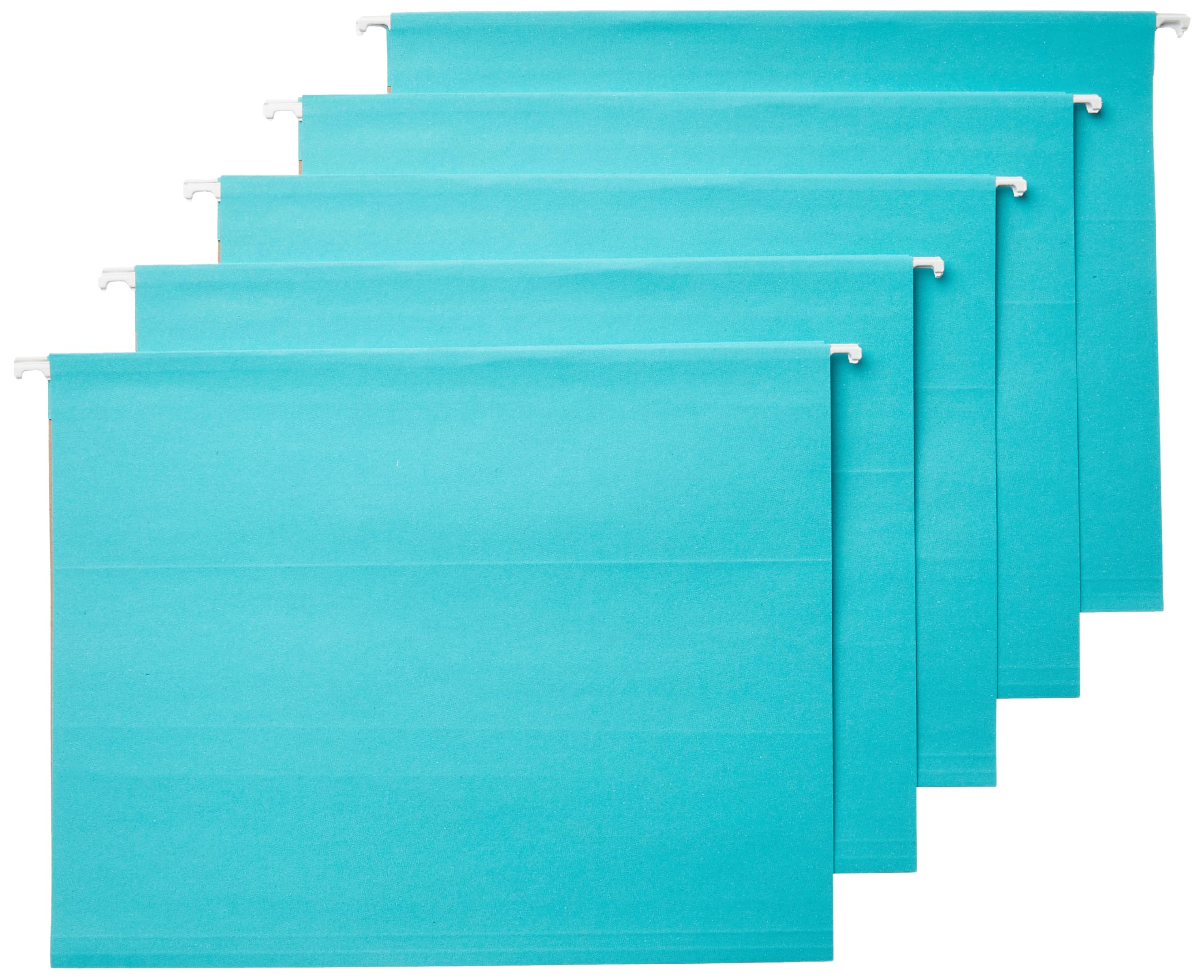 Letter Size Green Hanging File Folders with Adjustable Tabs