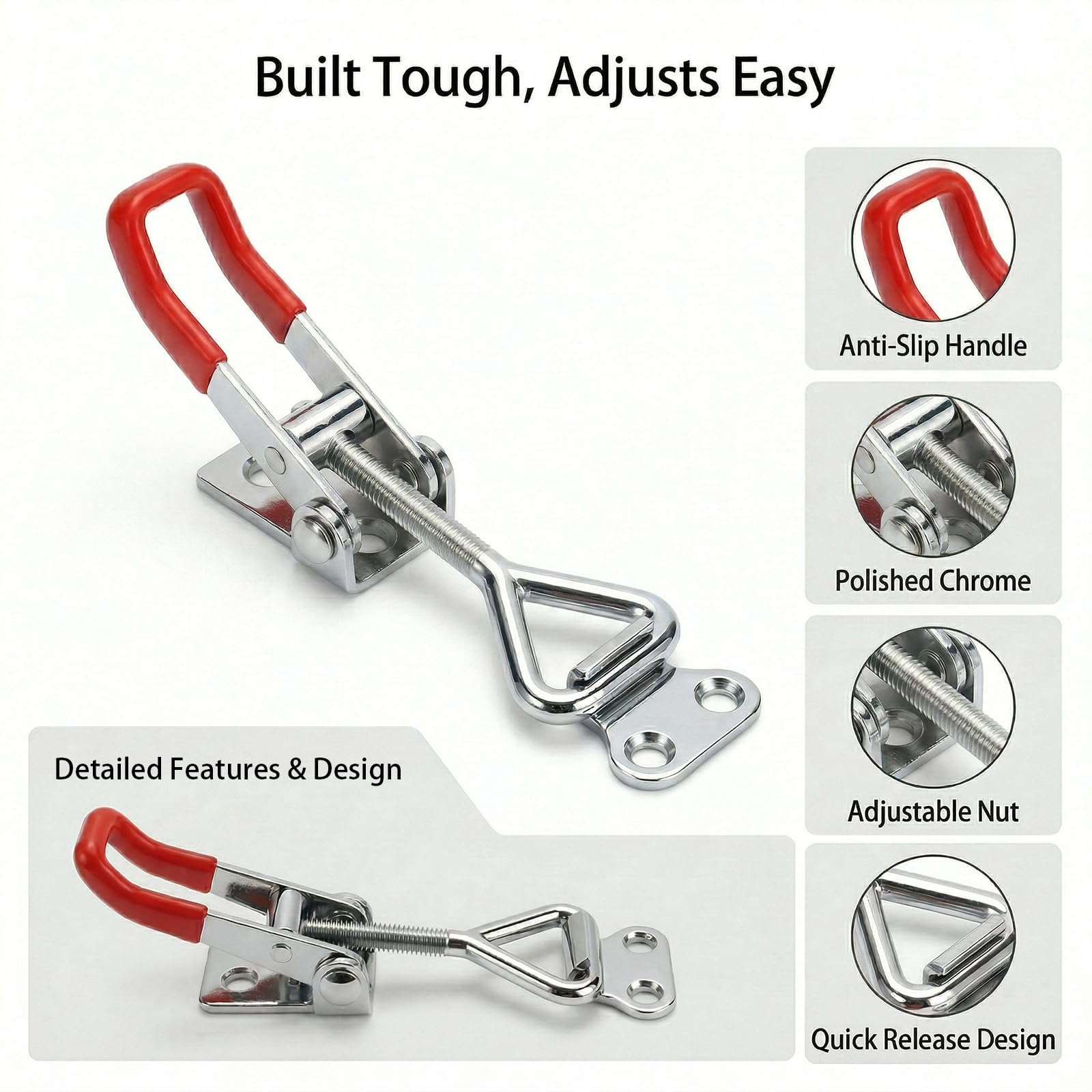Adjustable Quick-Release Toggle Latches