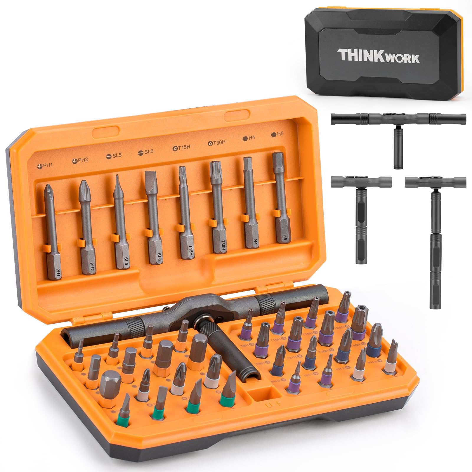 Modular Precision Ratchet Bit Set