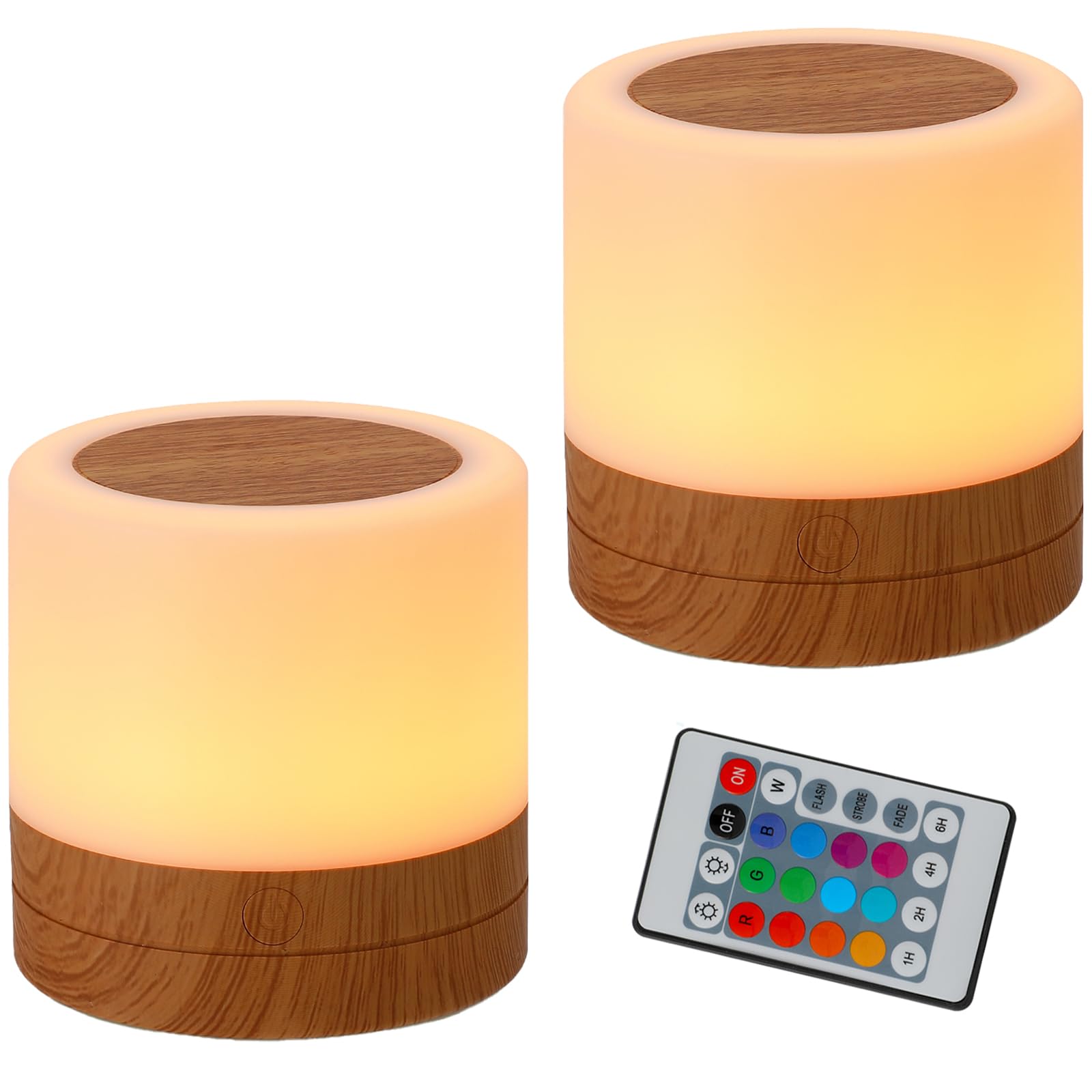 Rechargeable Ambient Lamp with RGB Color & Touch Control