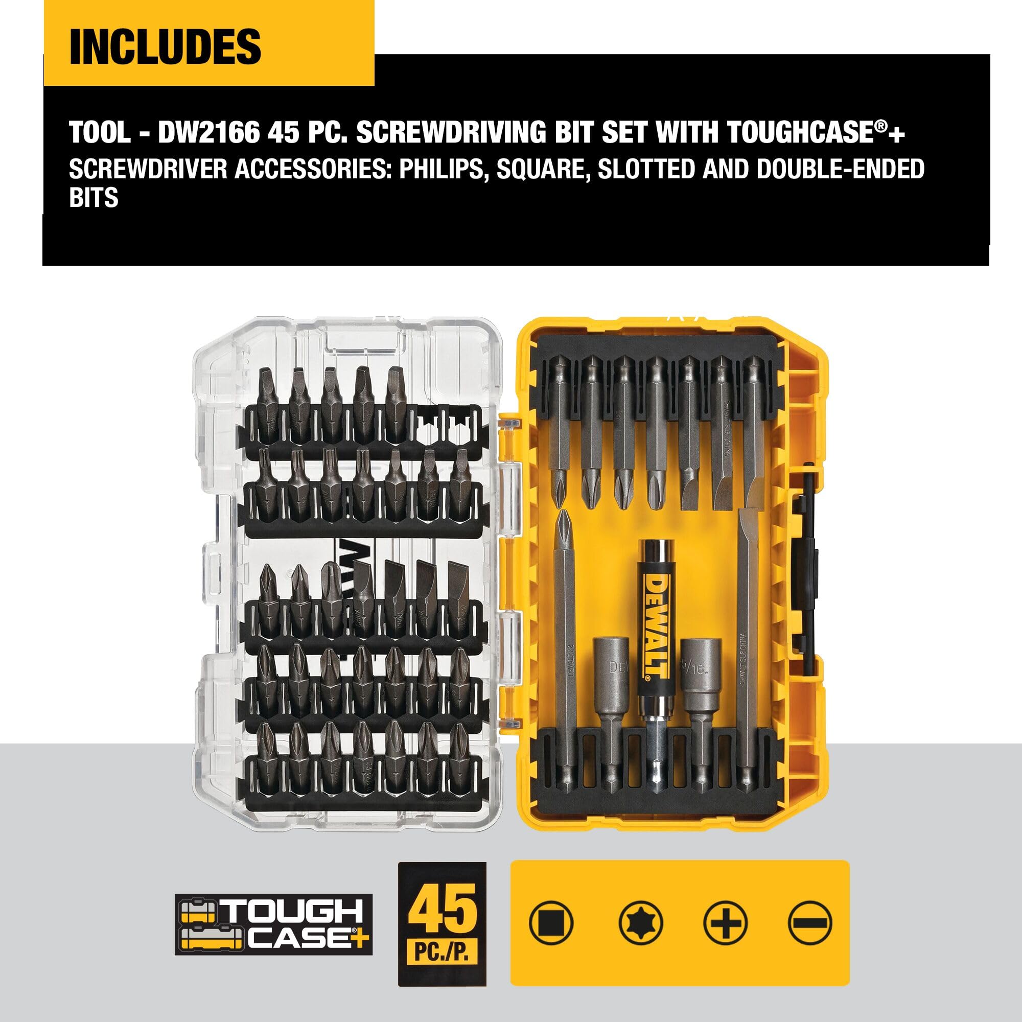 Premium Screwdriver Bit Set with Organizer Case