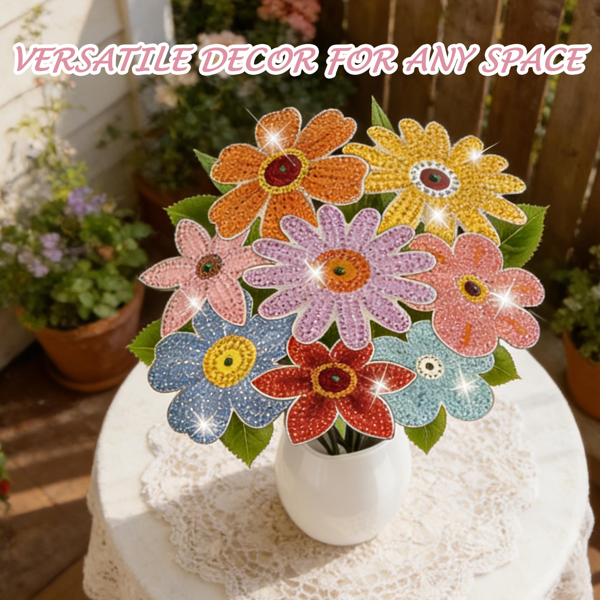 Floral Diamond Art Decor Kits