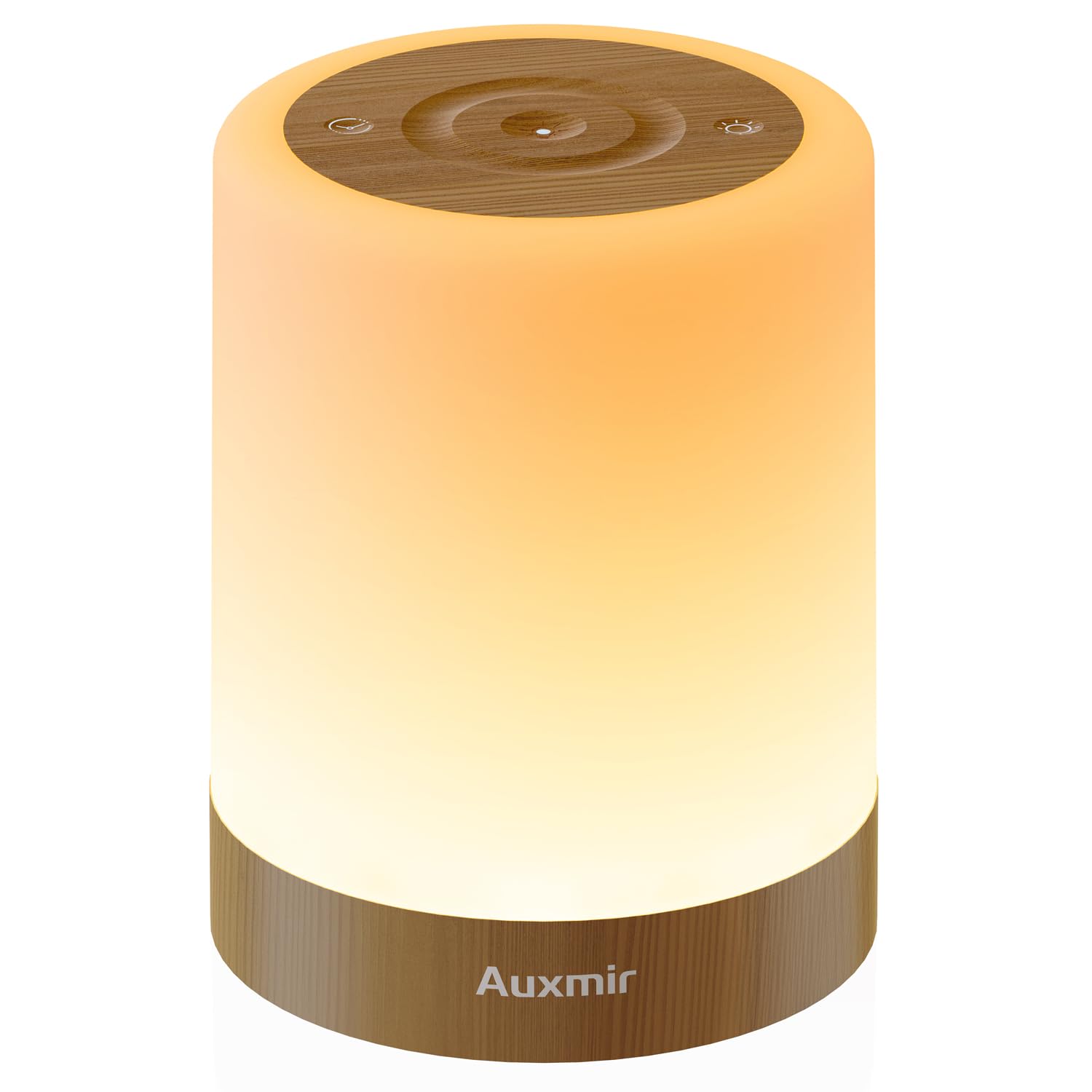 Silver Portable Nursery Lamp with Adaptive Lighting