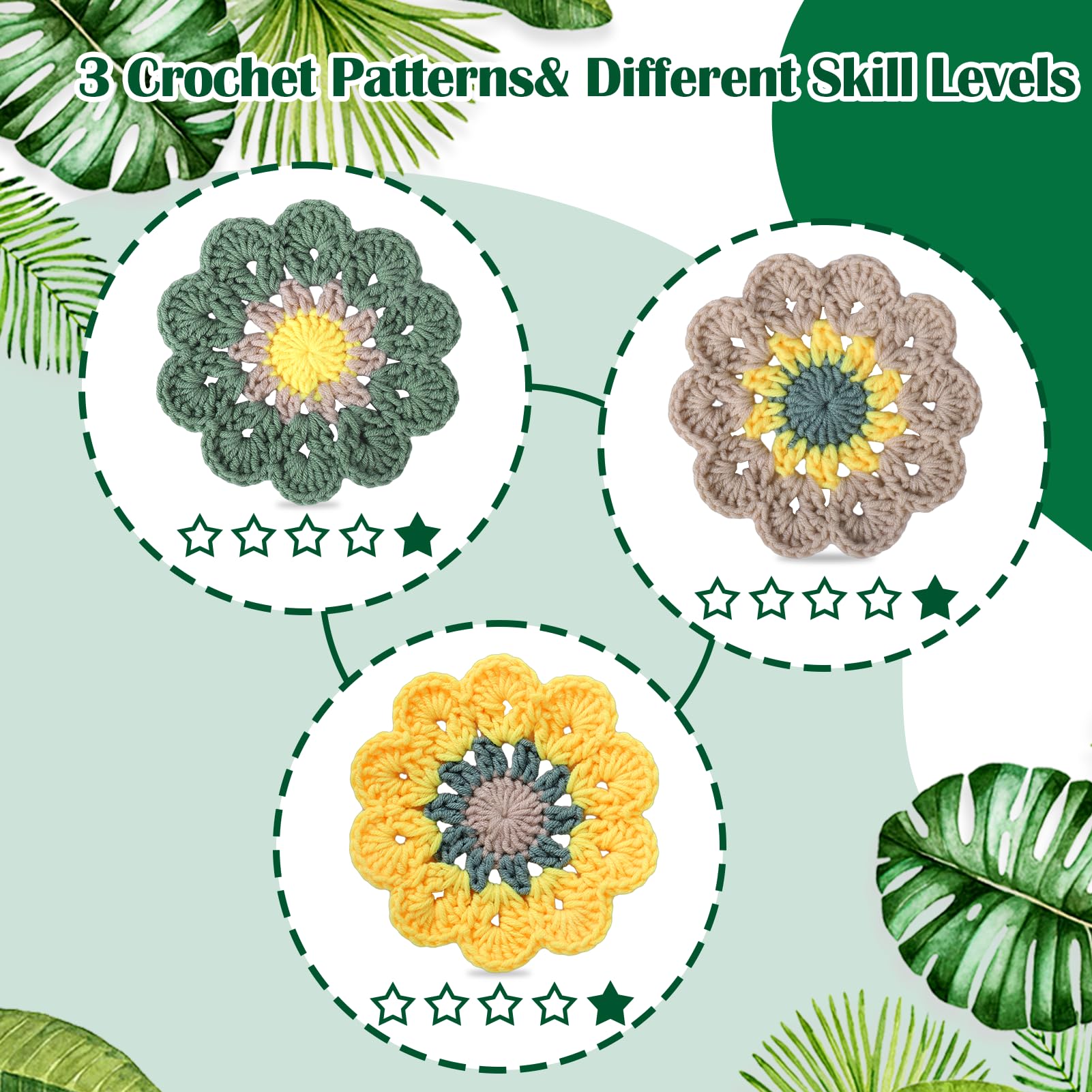 Beginner's Coaster Crochet Kit