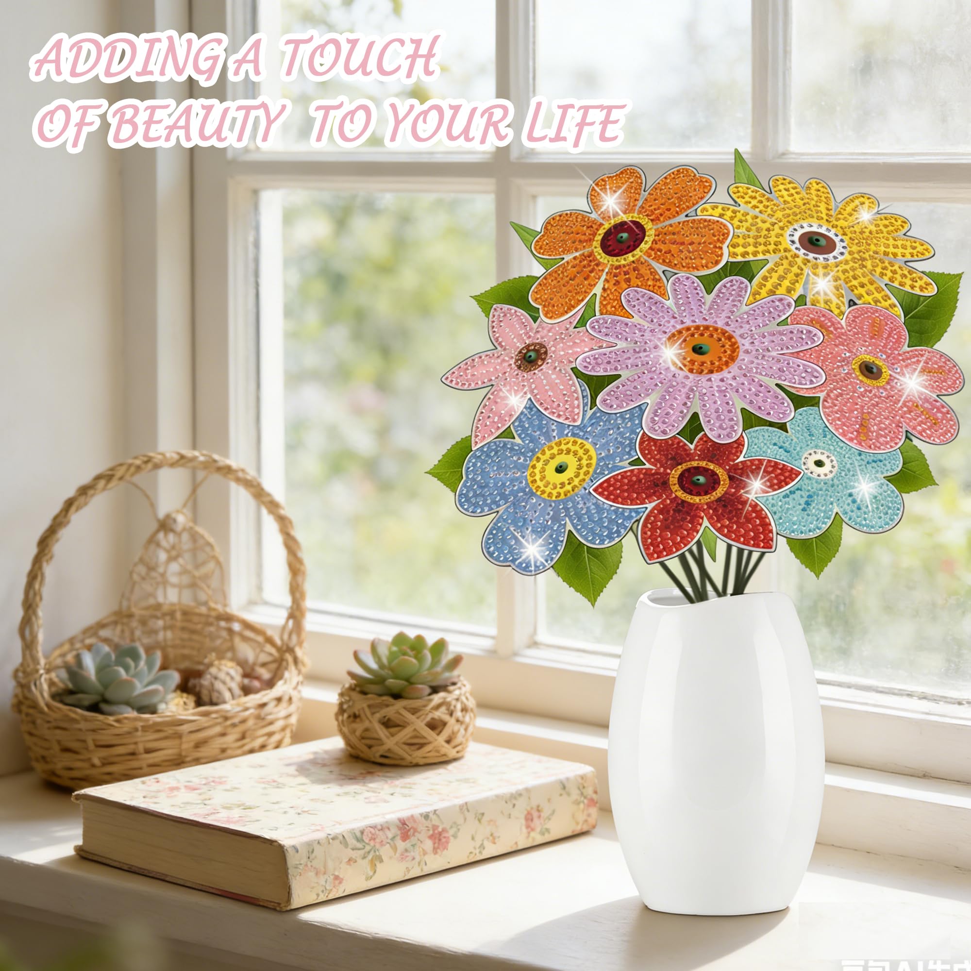 Floral Diamond Art Decor Kits