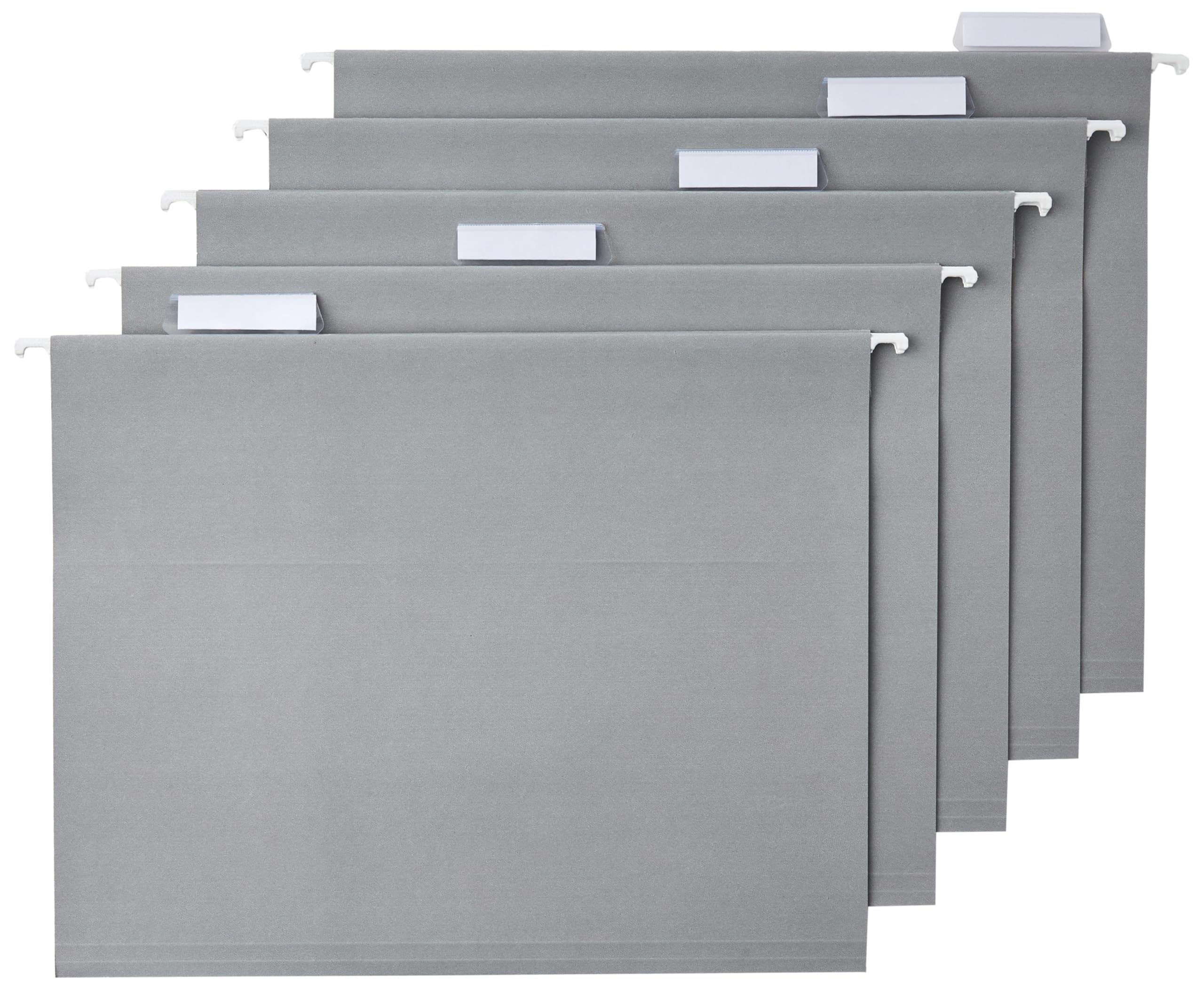 Letter Size Green Hanging File Folders with Adjustable Tabs
