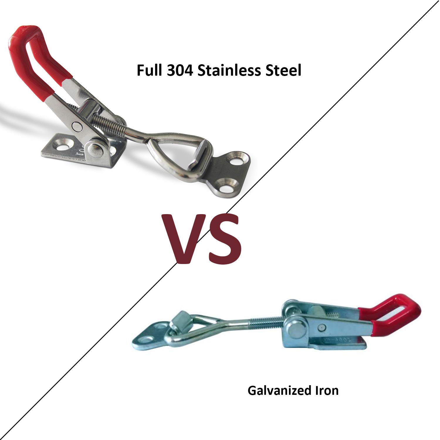 Stainless Steel Quick-Release Toggle Latches