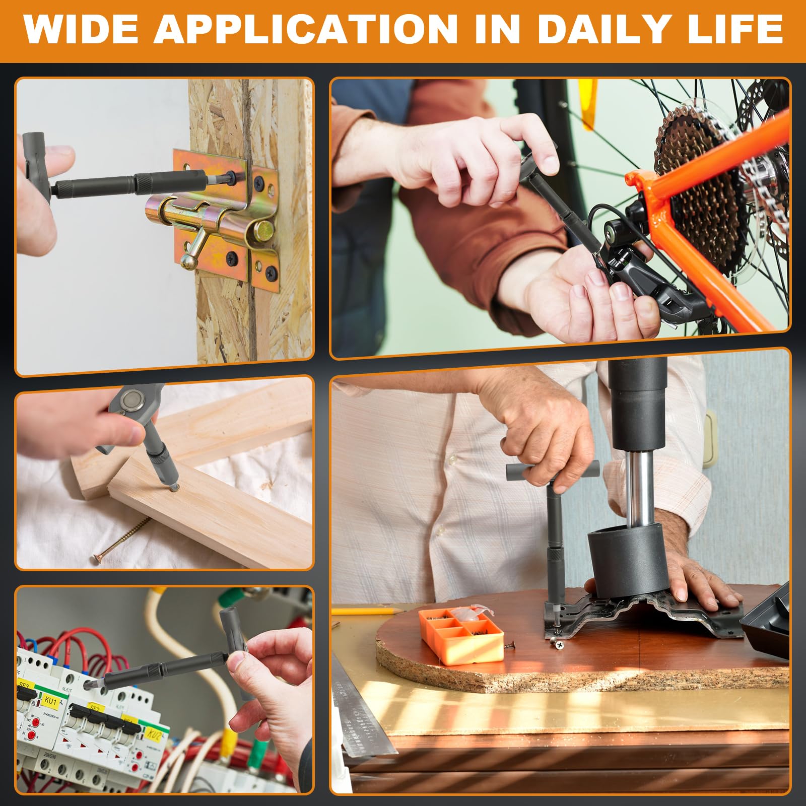 Modular Precision Ratchet Bit Set