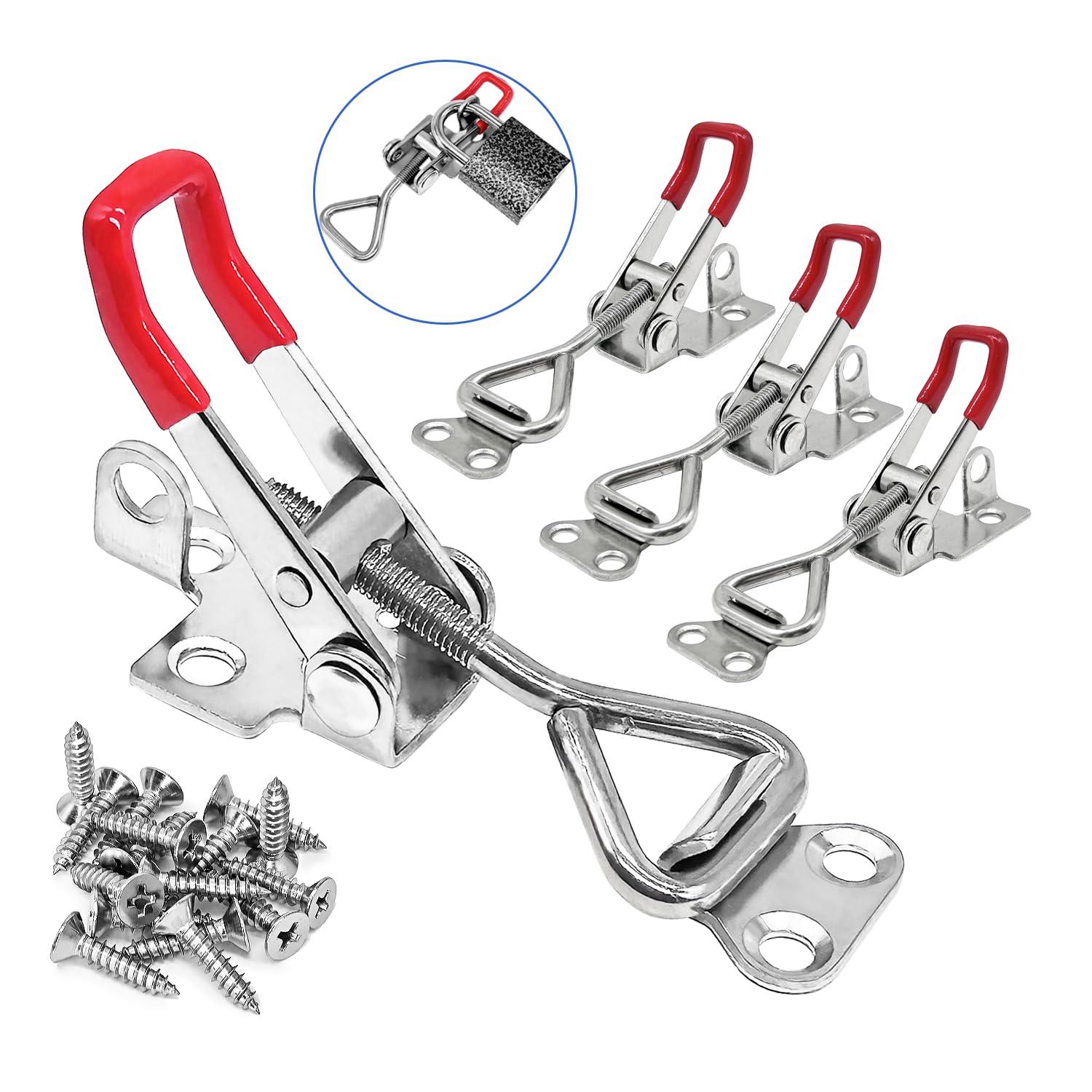Stainless Steel Adjustable Lockable Toggle Clamp