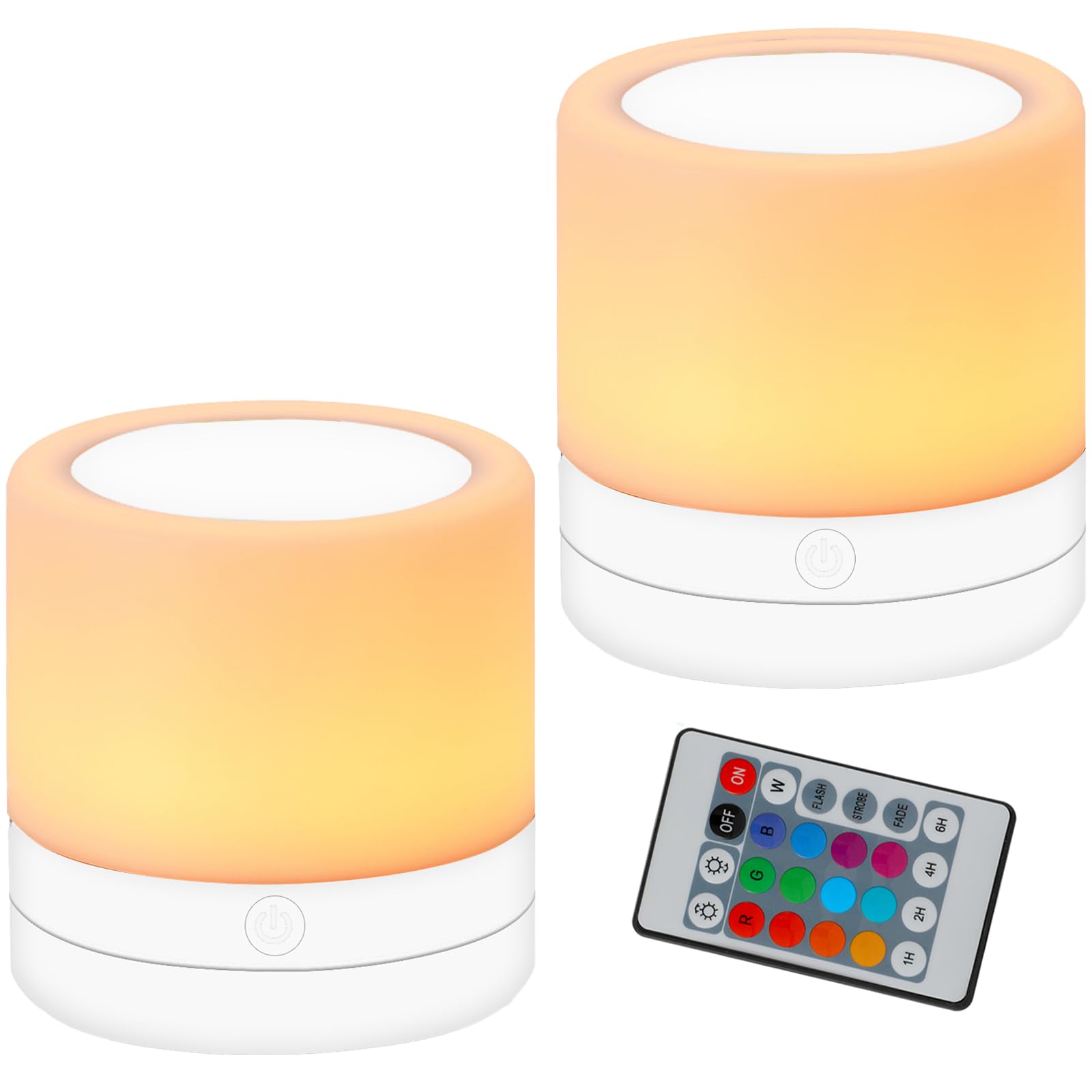Rechargeable Ambient Lamp with RGB Color & Touch Control