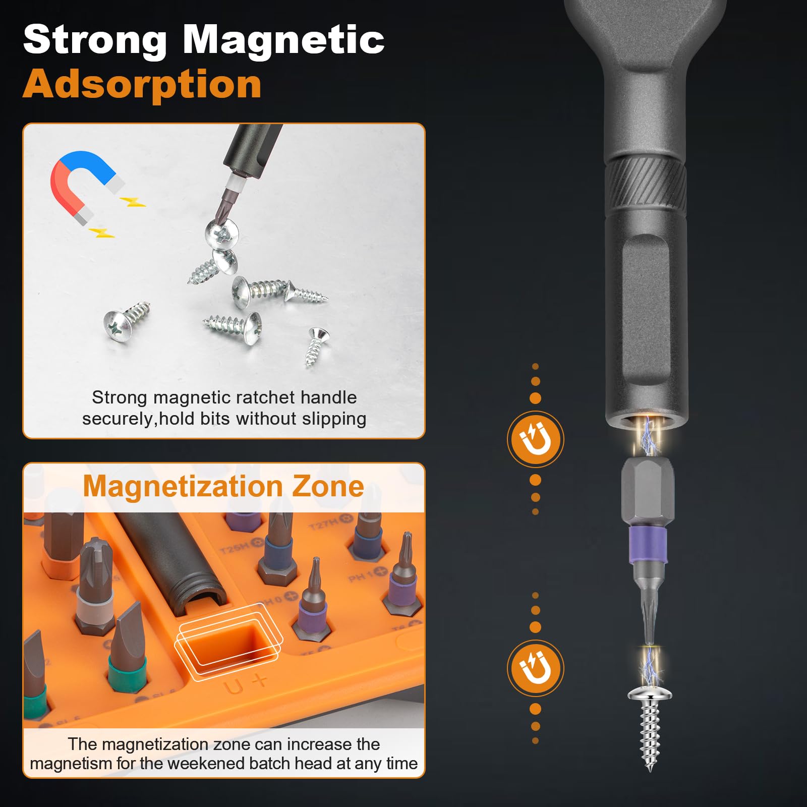 Modular Precision Ratchet Bit Set