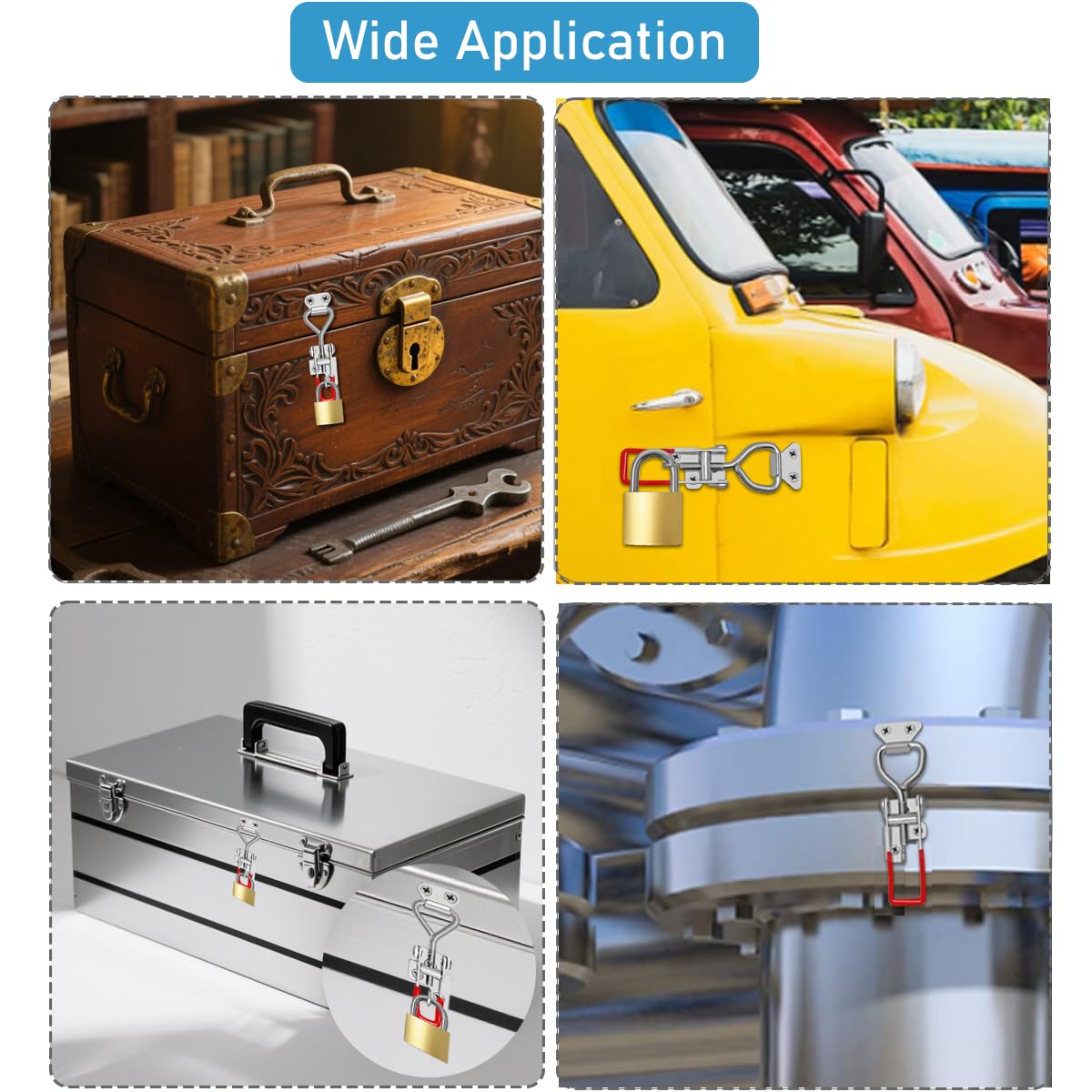 Stainless Steel Adjustable Lockable Toggle Clamp