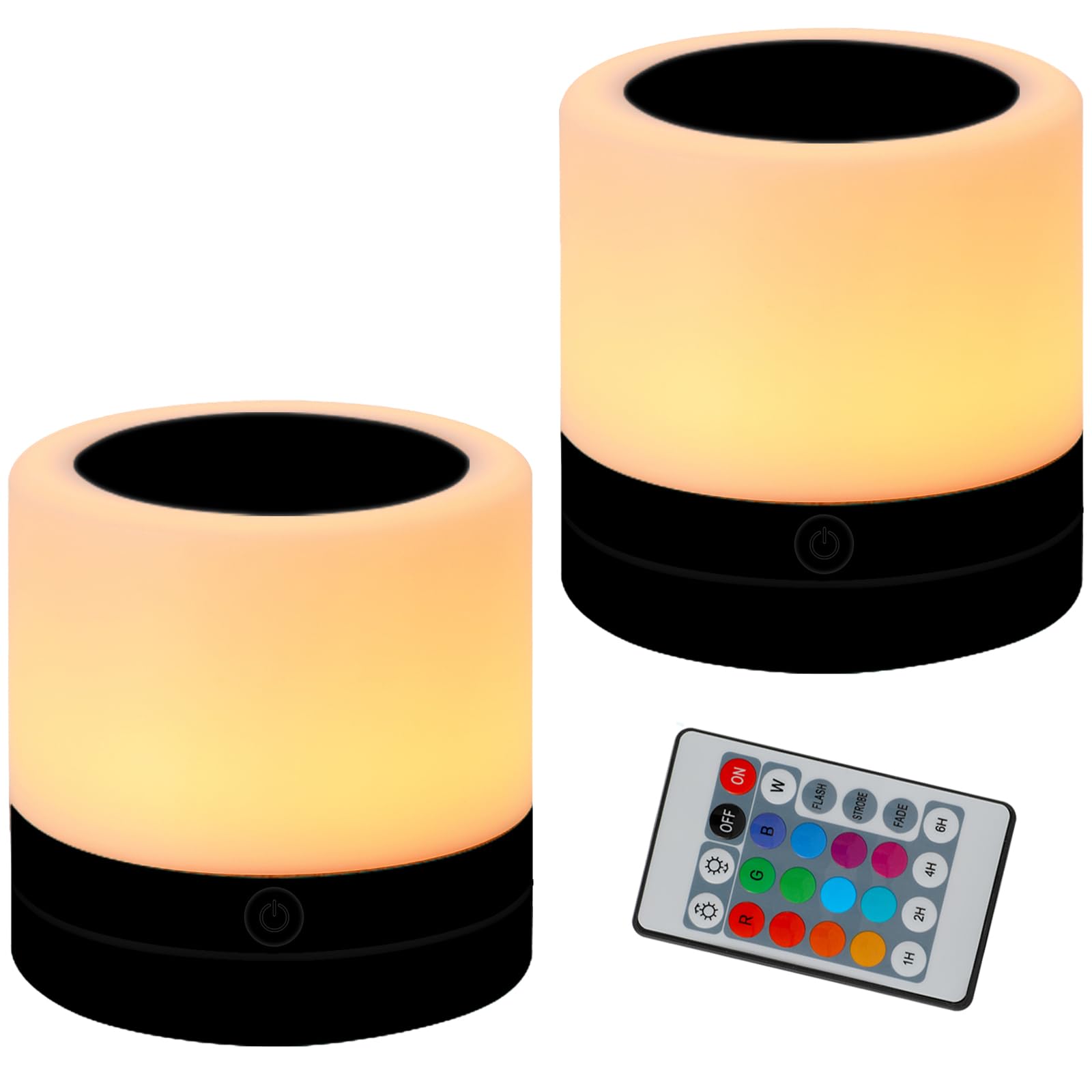 Rechargeable Ambient Lamp with RGB Color & Touch Control